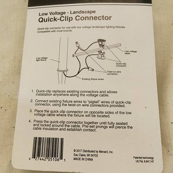 NIP Patriot Lighting Landscape Pond Light w/ Quick Clip Connector - Picture 10 of 10
